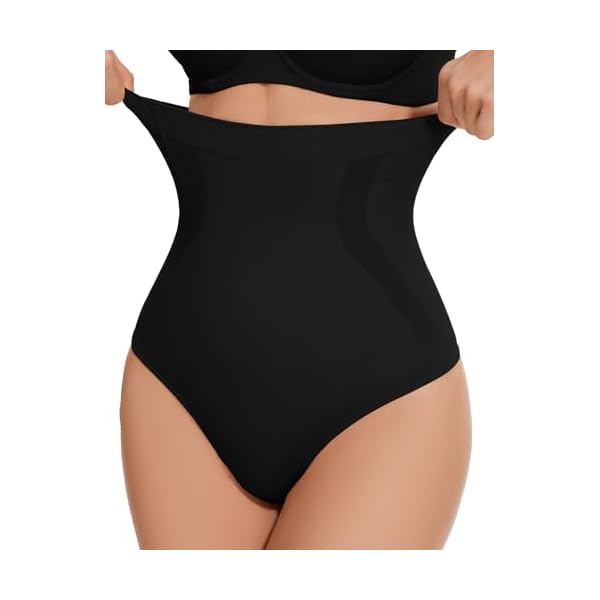 YADIFEN Tummy Control Thong Shapewear for Women High Waist Body Shaper Briefs Seamless Thong Shapewear for Women