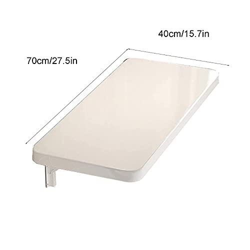 Table pliante murale gain de place avec bureau ordinateur rabattable - 3