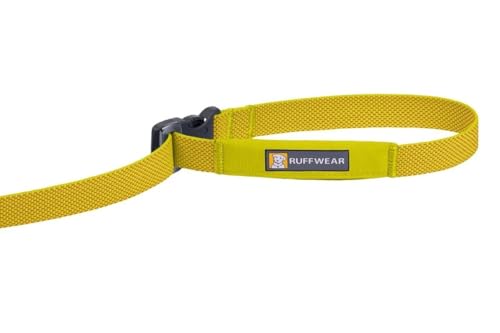 Ruffwear Flagline Hundeleine, schnelle, leichte, Starke Leine, 2-in-1 Hand- oder Taillenleine zum Laufen, Ufbewahrungstasche und sicher abschließbarer Crux-Clip, Balsalt Grey