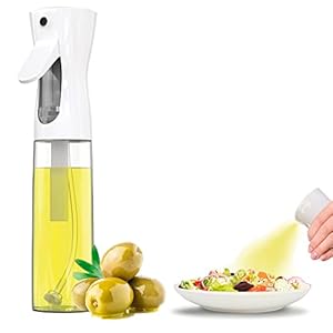 Spuitfles voor het koken, verstuiver, doseerder voor olijfolie, azijn en citroen.