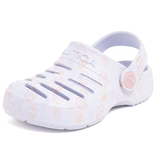 Image of Nautica Kids Clog Sandals - Slip-On Lightweight Water Shoes with Adjustable Heel Strap - Comfortable EVA Slip-Resistant Clogs for Boys & Girls - Toddler & Youth Sizes