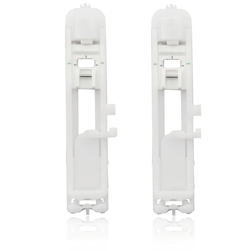 2 Piezas Pie Prensatelas Ojal Plástico Blanco miniatura 2