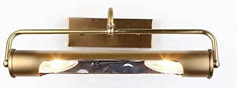 Miniatura 2 de LIXAMP Espejo de cobre puro de estilo europeo, luz frontal de baño, luz de baño hecha a mano, accesorios de iluminación retro de cobre totalmente de