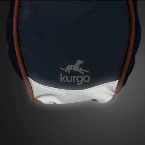 Kurgo Gurtschloss-Hundegurt fürs Auto, Kompatibel mit Tru-Fit Hundegeschirr, Von 38 cm auf 56 cm verlängerbar, Orange
