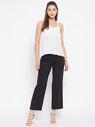 Image of LE BOURGEOIS Women Solid Relaxed Fit Cami Top