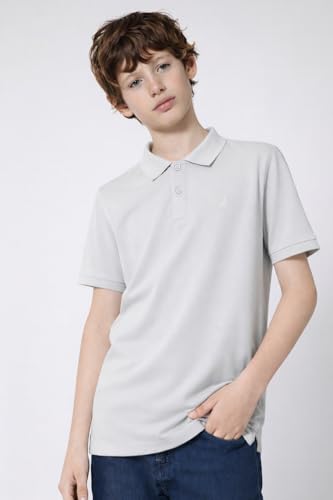 Image of Alan Jones Clothing Boy's Cotton Regular Fit Polo T-Shirt
