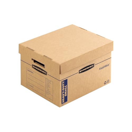 Image of Bankers Box 8-Pack Small Heavy-Duty Moving Boxes