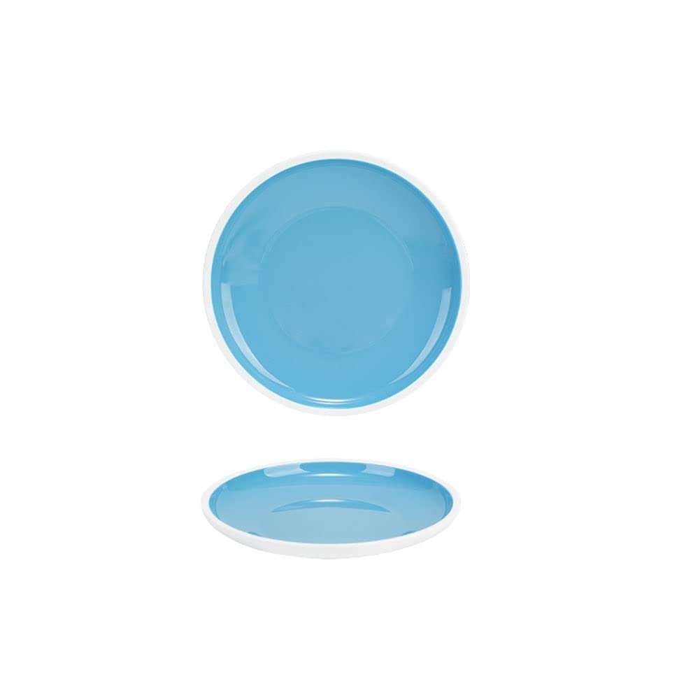 NZPOST Dessert Dishes Ceramic Plates Melamine Dinner Plate Round Dinner Plate Plate Dishwasher Safe, Anti-