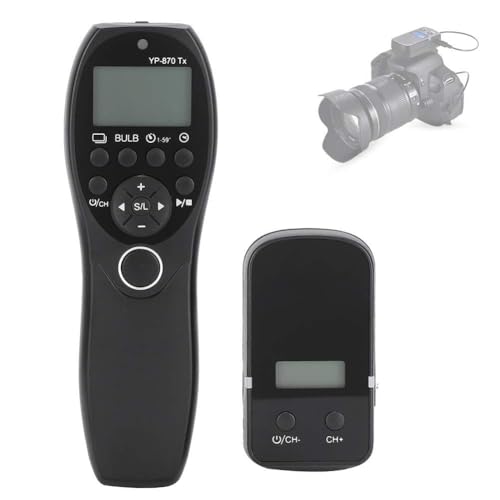Control remoto inalámbrico Lazmin112 con disparador temporizado para cámara reflex