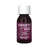 Feeling Ok Sweety Dolcificante Gusto Frutti di Bosco, Zero Calorie, Senza Zucchero. Formato da 50ml.