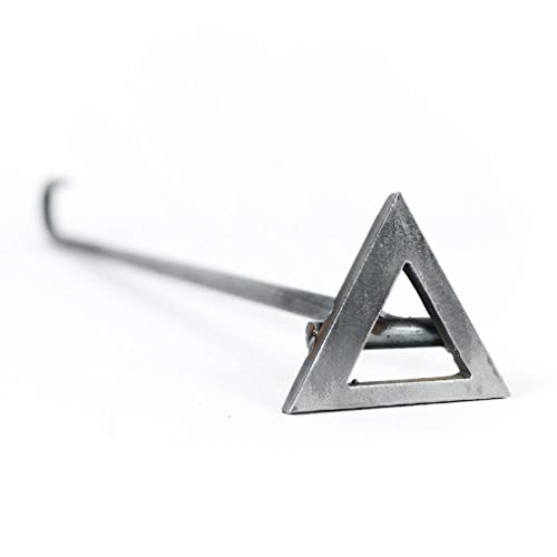 College Wood Branding Iron for Personalized Crafts, Custom Woodworking, Grilling, and BBQ - Greek Delta - 2.5