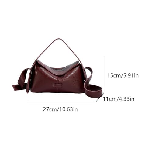 YFGBCX Small Crossbody Purses for Women, Small Shoulder Hangbags Womens Handbags Crossbody Crescent Hobo Bag Trendy (Wine Red)2