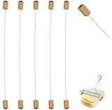 TOPULORS 5-Pack Stainless Steel Cheese Slicer Cutter Replacement Wires - Perfect for Slicing and Butter - Compatible With Zulay Kitchen, Sopito, and Market 90% Roller Cheese Slicers