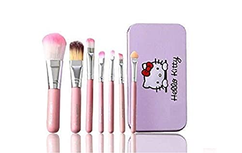 ClubBeauty Makeup Brush Set- Pink, 7 Piece
