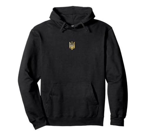 Ucrania Sudadera con capucha Trident Tryzub Zelensky Militar Sudadera con Capucha