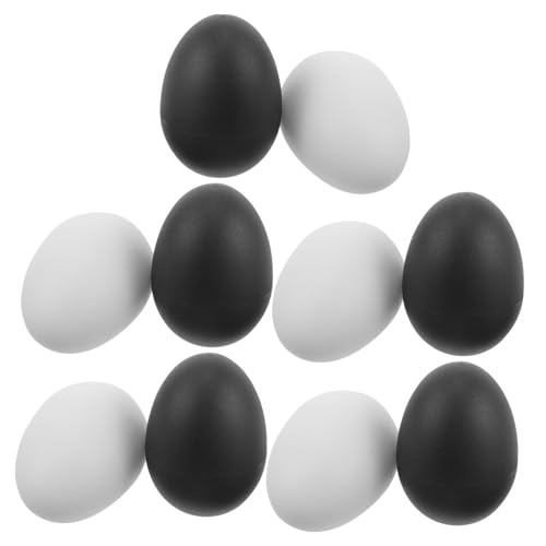 Sosoport 10Pcs Egg Shakers for Egg Percussion Musical Instruments for Early Education and Classroom Activities