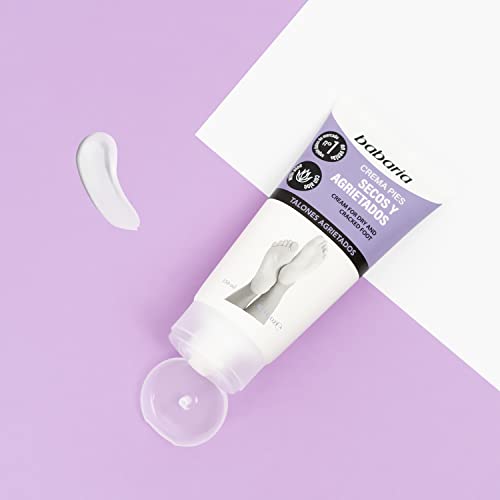 Babaria Dry Feet Cream - Absorbs Quickly to Instantly Soothe and Smooth - Deepest Hydrating Effect - Infused with Aloe Vera, Sweet Almond, and Shea Butter - Suitable for All Skin Types - 5.1 oz