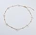 Pearl Choker Necklace 8mm Handpicked Pearl 18K Gold Plated chain Vintage Y2k Necklace Fashion Jewelry for Women Girls