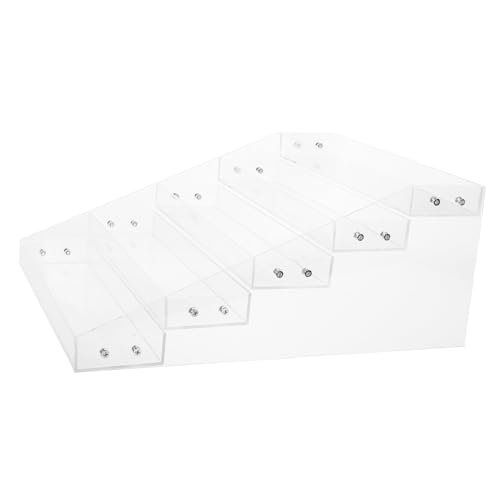 SOLUSTRE Flexible Easy to Set up Acrylic Beverage Display Rack for Retail Home Kitchen Use