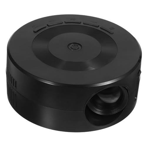 Veemoon Mini Proyector WiFi Proyector De Luz para Proyector para Dormitorio Proyector De Telefono Proyector para Entretenimiento En El Hogar Proyector Multimedia Negro Abdominales