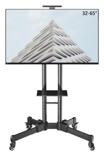 Soporte móvil para TV de 13 a 50 pulgadas con ruedas ajustable miniatura 1