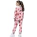 YECARYPOD Strawberry Girls 2 Pieces Athletic Sweatsuit Hooded Jacket Fashion Pullover Sweatshirt and Sweatpant for Kids 14-15 Years Soft Lounge Sets Fall Winter School Athletic Clothing Sets