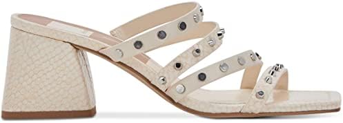 Dolce Vita Women's Marie Heeled Sandal, Crystal Vinyl, 7.5 | Image 1