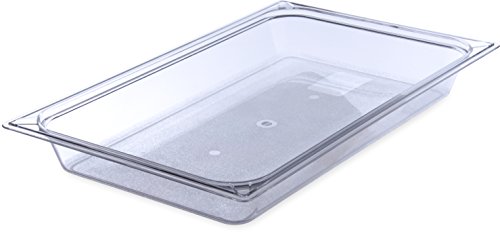 Gastronomes en polycarbonate GN 1/1 Utopia transparents pour buffet de restaurant