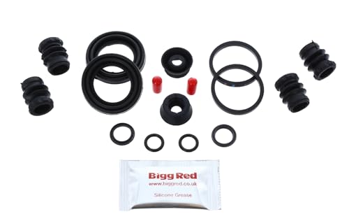 Image of Bigg Red – REAR L & R Brake Caliper Seal Rebuild Repair Kit (3419) – Fits SEAT IBIZA IV