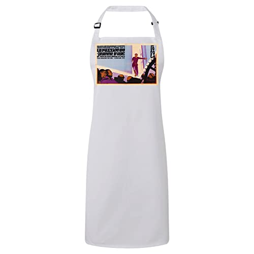 Tablier cuisine anti taches Passion de Jeanne d'Arc affiche rétro