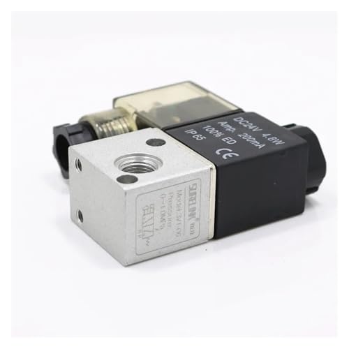 Électrovanne pneumatique 1/8 NC robuste pour air comprimé