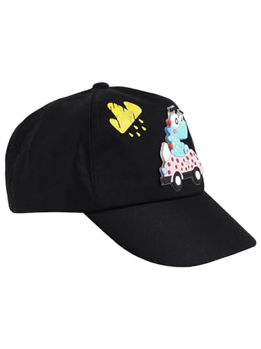 Image of PASSION PETALS Summer Dino Rockstar Baseball Cap for Kids Boys and Girls 2-4Years