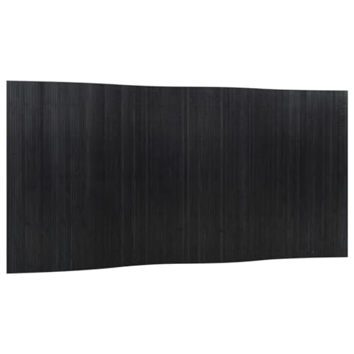vidaXL Cloison de séparation noir 165x400 cm bambou, écran de séparation de pièces, séparation de bureaux, écran de séparation, séparation de pièces