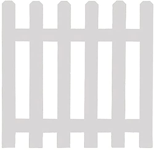 Picket panele ogrodzeniowe Picket Ogrodzenie Ślubne Dekoracje Trawnik Patio Panele Picket Ogród Drewniany Ogród Na zewnątrz Rośliny Granice do Dekoracji Krajobraz Ścieżka llxyzrzbhd164 (kolor: Biały; Rozmiar: 50 x 20 cm)