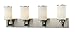 Z-Lite 412-4V 4 Light Vanity, Brushed Nickel