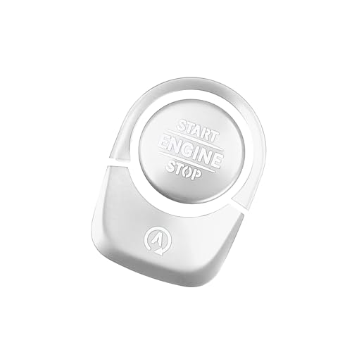 Kit de protection bouton de démarrage Motoforti argent en aluminium pour Mercedes Benz Classe A