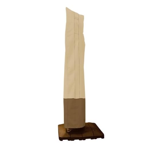 Classic Accessories Veranda Water-Resistant 13 Foot Offset Patio Umbrella & Frame Cover, Patio Furniture Covers