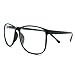 MJ Boutique Black Large Nerdy Thin Plastic Frame Clear Lens Eye Glasses Frame