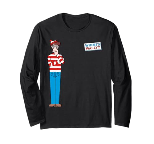 ウォーリーをさがせ Classic Pose 長袖Tシャツ