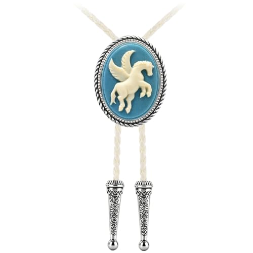 Image of Jeilwiy Bolo Tie for Men, Western Bolero Tie Cowboy Ties Native American Cowgirl Bolo Tie Accessories for Men Women
