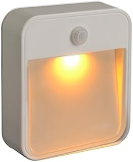 Mr. Beams MB720A Sleep Friendly Battery-Powered Motion-Sensing LED Stick-Anywhere Nightlight with Amber Color Light (1 Pack)