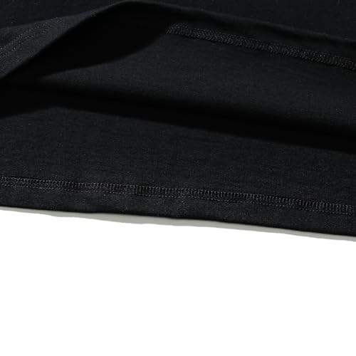 EXXE&OYYO Men's Shirt Camo Casual Tees Graphic Shark Ape Hip Hop Tees (black8,M,Medium)4