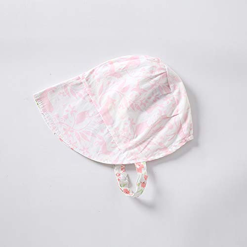 Vivobiniya Toddler Girl Lovely Flounce Knit Hats Baby Bonnets Newborn Baby Hats 0-8y (as1, Age, 0_Month, 3_Months, White(Spring/Summer))2