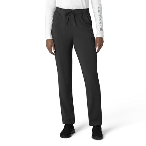 Carhartt Scrubs for Women Force Cross-Flex Straight-Leg...