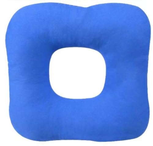 BLUEZY Cojín Antiescaras Almohada Suave De Dona para Alivio De Presión, Transpirable, Almohada Antiescaras para Personas Mayores, Mujeres Embarazadas, Después De La Cirugía C