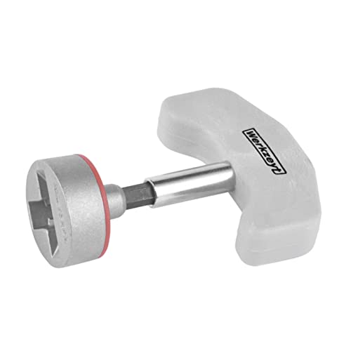 Destornillador para ganchos y ojales, atornilladores con corte en T para minutería especial, para uso manual con mango ergonómico o para atornillador Cover
