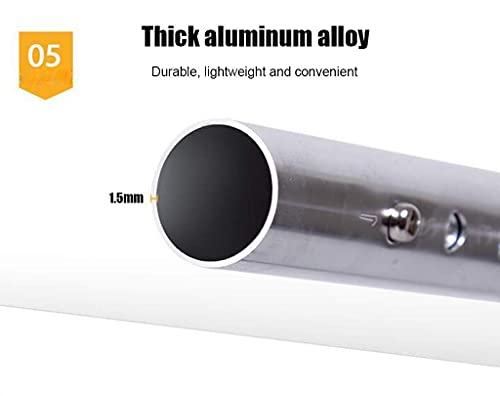 Andador con Ruedas, Bastón para Caminar, Equilibrio Ajustable y liviano, Ayuda para la Movilidad, Muleta de Aluminio Estable, Productos ortopédicos, Accesorios, bastón para Hombres y Mujeres