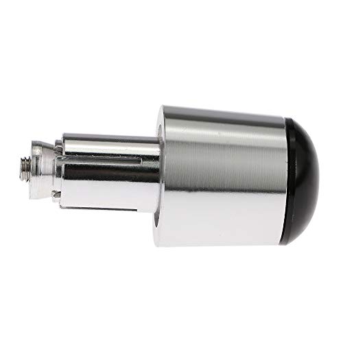 Anself Par de Universal motocicleta Moto alumínio guiador Bar Ends Plugs aperto Caps
