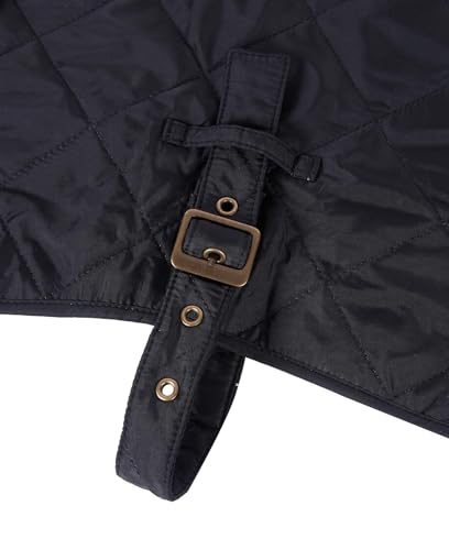 Barbour Diamond Hundemantel, gesteppt, Größe XS, Schwarz