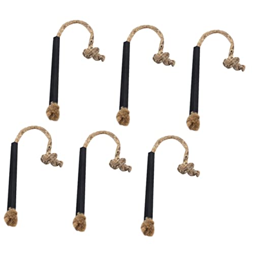 LIOOBO 6 Pack Ignition Wick Cord Wind Resistant Essential for Camping Hiking